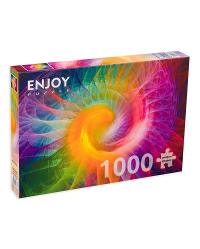 Пъзел Enjoy от 1000 части - Пъстроцветен ореол - 1